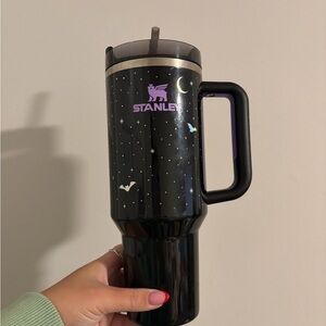 Stanley Midnight Black Tumbler with Celestial Accents